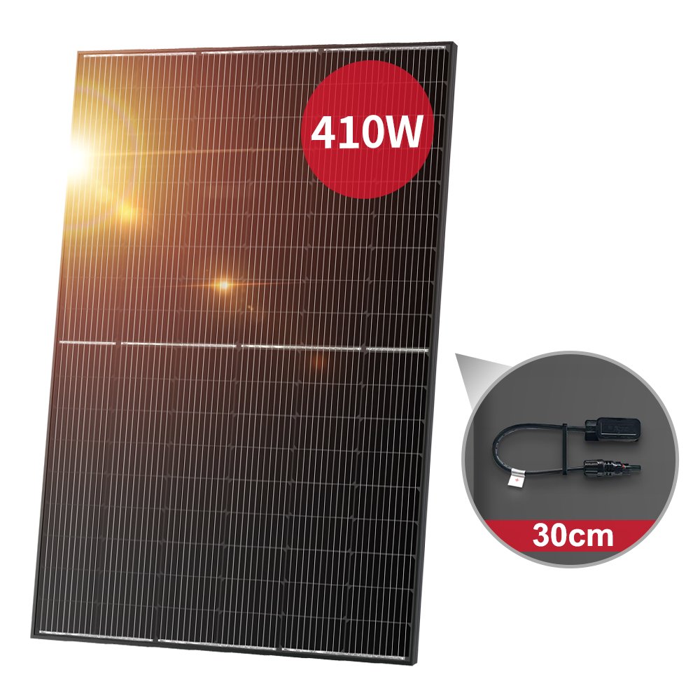 USA EU Stock Topcon Photovoltaic Panels 400w 410w 450 550w 10pcs 18pcs 36pcs Pallet Bifacial All Black Solar Panels - 图片 2