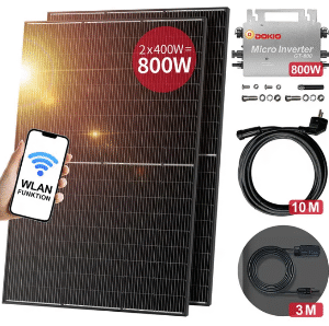 Factory Straight Home Balcony Emergency Power Supply 800w Solar Small Power Generation System